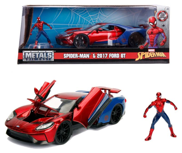AUTO MARVEL SPIDERMAN 2017 FORD GT 1:24
